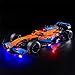 Produktbild BSSW LED Beleuchtungsset für Lego 42141 Technic McLaren Formel 1 Rennwagen, kompatibel mit Lego 42141, Lego Set Nicht enthalten (Standard)