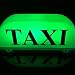 IZTOSS 12v white Taxi Cab Top Waterproof green led Lamp Magnetic Car Vehicle Indicator Lights with 3m cigarette lighter power cords