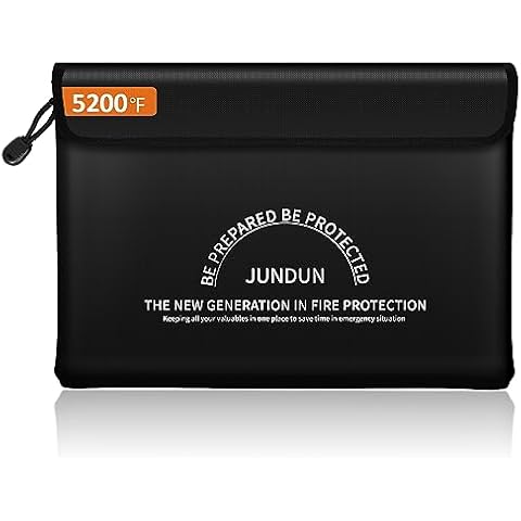 JUNDUN Fireproof Waterproof Document Bag Cover