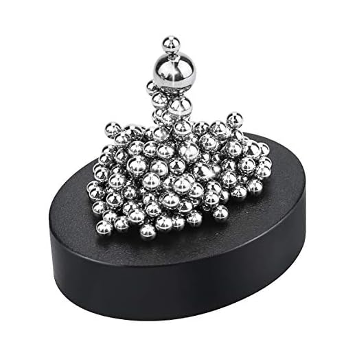 Amersumer 1 Box Stress Relief Magnetic Desk Sculpture Toys, Desk Sculpture Decor Toys, Magnetic Balls Desktop Decor Fidget Toy for Boredom, Intelligence Development