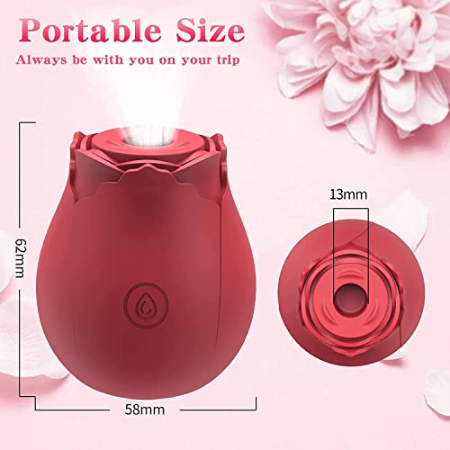 ANYUE Sugador de Clitóris Twister 12 Modos - Rosa vibradoris feminino silencioso