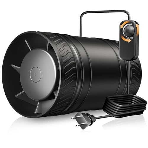 ONVEAN 4 Inch Inline Duct Fan with Speed Controller, Upgraded