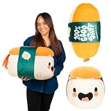 Miniverse Sushi Bedding Super Soft Cozy Decorative Cuddle Pillow, (Officially Licensed Product) By Franco Collectibles