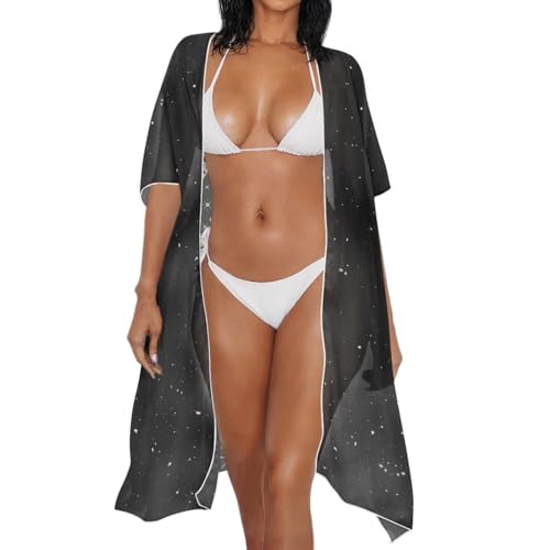 Women's Beach Cover up Swimsuit Kimono Cardigan with Loose Sleeves4