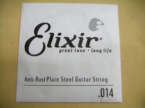 弦 エリクサー .014 バラ弦 1本 コーティング アンチラスト Elixir エレキギター弦 アコースティックギター弦 プレーン弦