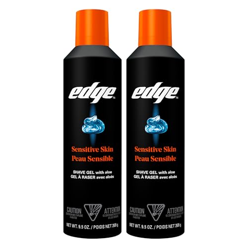 Edge Shaving Gel for Men, 9.5oz, 2 Pack Mens Shave