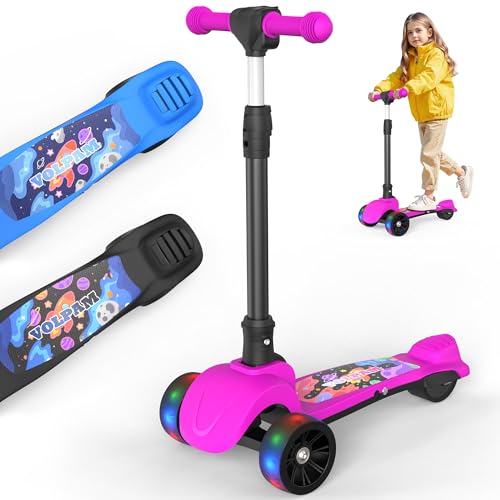 VOLPAM Electric Scooter 500W/350W/80W Strong Motor Max 22/19/5 MPH Top Speed & 22/17/15/12 Miles Range 10/8.5/3.5 Foldable E Scooter with Smart APP Cruise Control