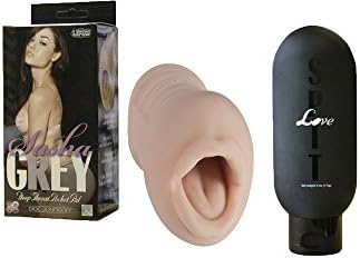 Sasha Grey Deep Throat Sucker Bundle with Love Spit Lubricant