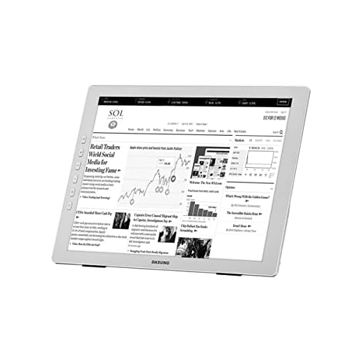 DASUNG E-Ink Paper Like 3 HD Front-Light Touch 13.3" Monitor - Silver