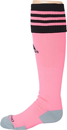 adidas Unisex Copa Zone Cushion II Soccer Sock (1-Pair), Ultra Pop/Black, 5-8.5