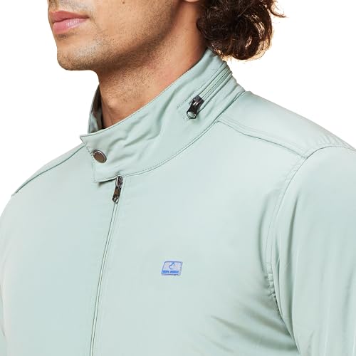 Image of Being Human Turquoise Regular Fit Men's Jacket Clothing
