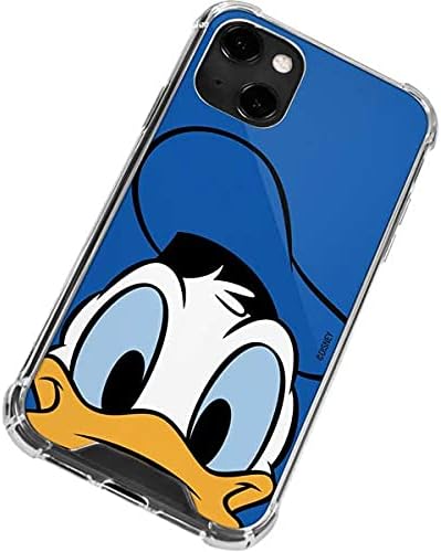 Skinit Clear Phone Case Compatible with iPhone 13 - Officially Licensed Disney Friends Donald Duck Up Close Design