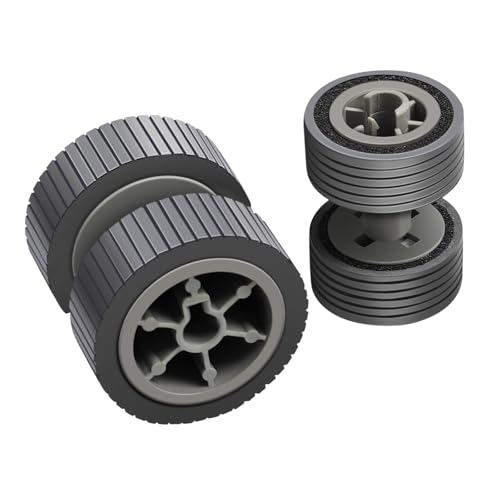 PA03540-0001 PA03540-4002 Scanner Brake and Pick Roller [2025 New Version] for Fujitsu Fi-6130 Roller Kit Fi-6130z Fi-6230 Fi-6230z Fi-6140 Fi-6140z Fi-6240 Fi-6240z Fi-6125 Fi-6225