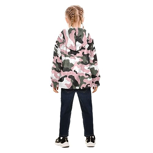 Aflyko Girls Fleece Coat Zip-Up Hoodie Warm Outerwear Kids Hooded Jacket 3-10T3