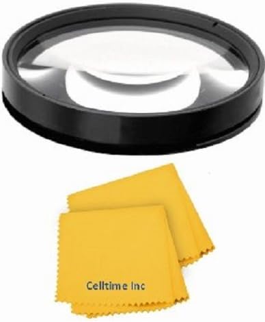 High Definition 10x Macro Close Up Lens (67mm) for Nikon 16-85mm f/3.5-5.6 VR, Nikon 18-105mm f/3.5-5.6 VR and Nikon AF-S DX 18-140mm f/3.5-5.6G VR Lenses + CT Microfiber Cleaning Cloth