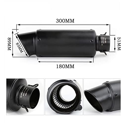 Moto OD: Tuyau D'échappement 36-51mm Pour Y&amaha YZF R125 FZ400 YBR 125G FZ07 XSR 900 TMAX 500 FZ6N YBR 125Z FZ09