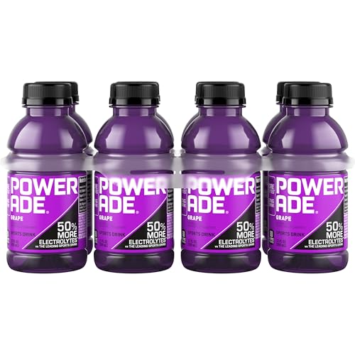 Image of POWERADE Sports Drink Grape, 12 Ounce (Pack of 8)