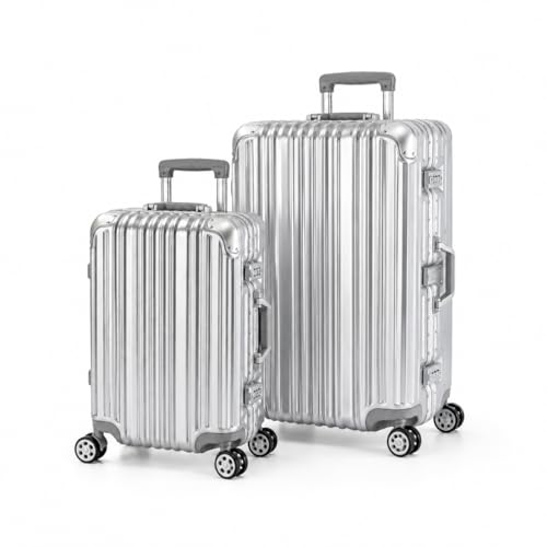 Travelhouse London T1169 Valise rigide à roulettes avec cadre en aluminium Différentes tailles et couleurs...