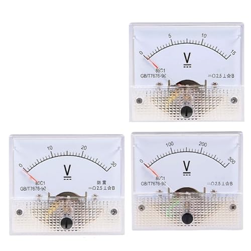 Voltmètre CC à aiguille 85C1 indicateur analogique de tension continue 0-10V