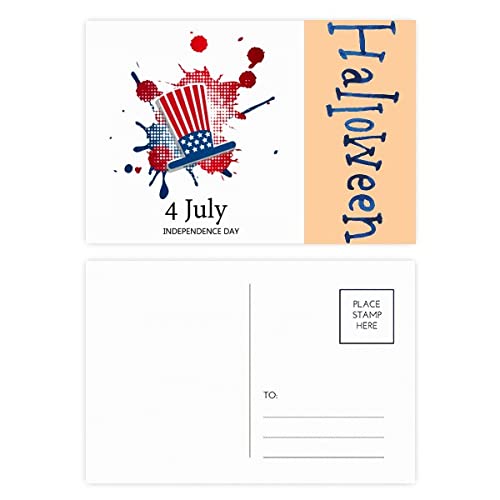 Cartes postales du 4 juillet cadeau souvenir lot de 20 et Halloween
