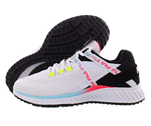 Fila Tenis Fiamma para Mujer, Morado Real/Negro/Sulphur Spring, 39 EU