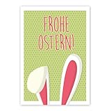 Überrasche deine Liebsten mit dieser niedlichen Osterhasen-Karte zu Ostern!