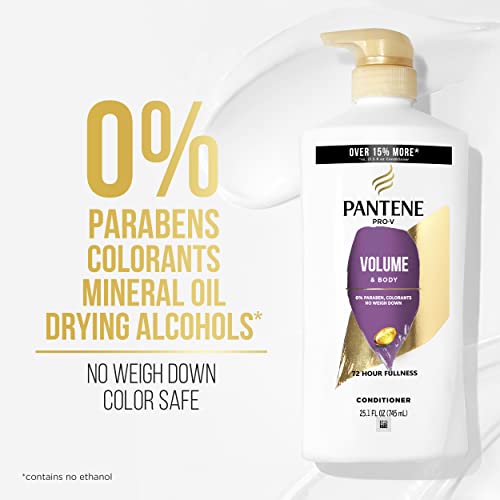 Pantene Shampoo, Conditioner And Hair Treatment Set, Volume & Body For Fine Hair, Safe For Color-Treated Hair #TOP6