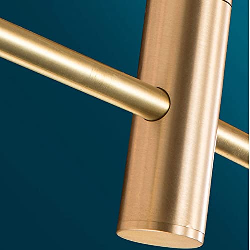 Plafonnier industriel rustique et lustre spoutnik or moderne - 6