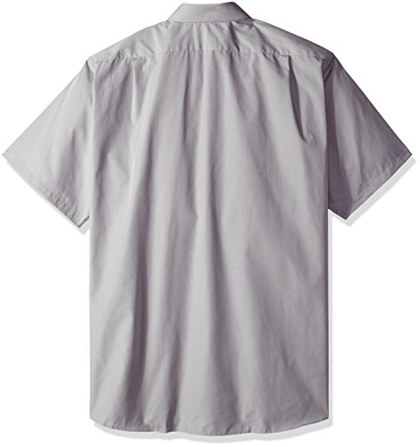 Image of Van Heusen Men's BIG FIT Short Sleeve Dress Shirts Poplin Solid (Big and Tall)