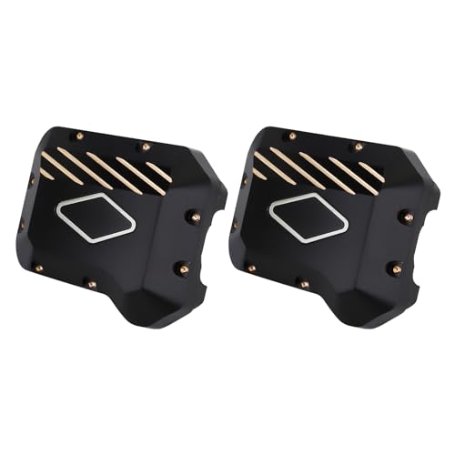 Couvercle Diff Laiton Noir INJORA 8280 Pièce Upgrade TRX4 RC