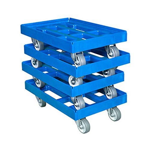 e.s.b. 4 unidades transporte Roller 610 x 410 mm Enzianblau