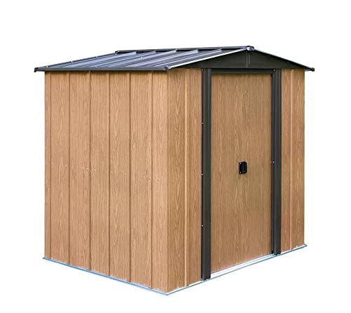 Chalet-Jardin WL65 Gartenhaus Stahl verzinkt braun 194 x 151 x 177 cm