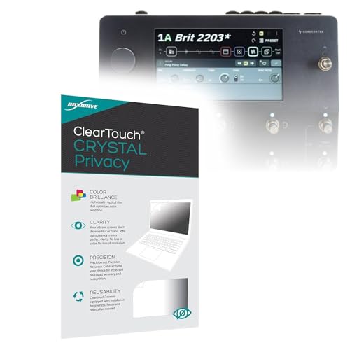 BoxWave �X�N���[���v���e�N�^�[ Neural DSP Quad Cortex�Ή� - ClearTouch Crystal Privacy (2���p�b�N) �v���C�o�V�[�X�N���[���v���e�N�^�[ �t���L�V�u���t�B���� �N���A