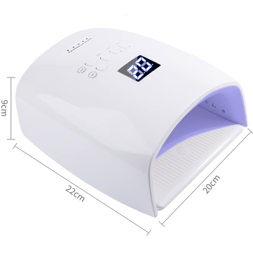 AAPIE Lampada per fototerapia per Manicure Luce UV per Unghie Lampada per Unghie Ricaricabile 66w Lampada a LED UV Sensore Automatico Gel Manicure Lightstools