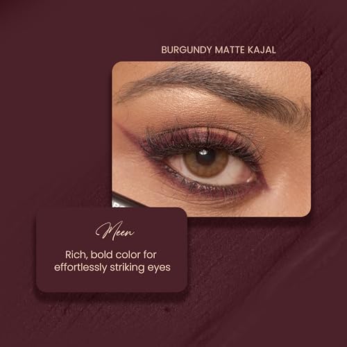 Image of Parul Garg Beauty Bold Define Matte Kajal | Smooth Glide for Waterline & Lash Line | Everyday Wear Kajal | Long-Lasting, Vegan & Cruelty-Free (Meen)