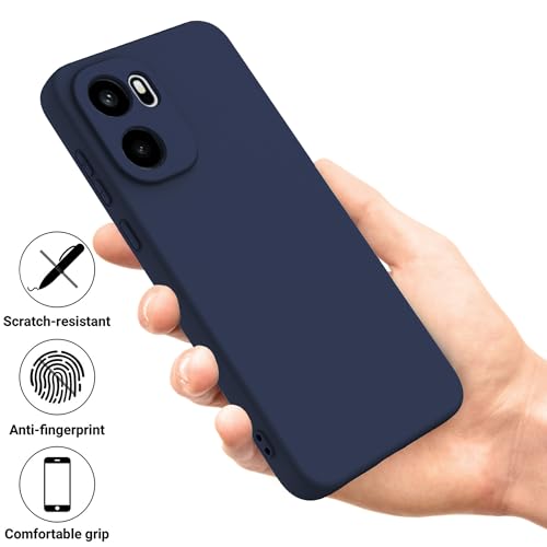 Image of FIRST MART Matte Silicone Back Cover for OnePlus 15R - Blue
