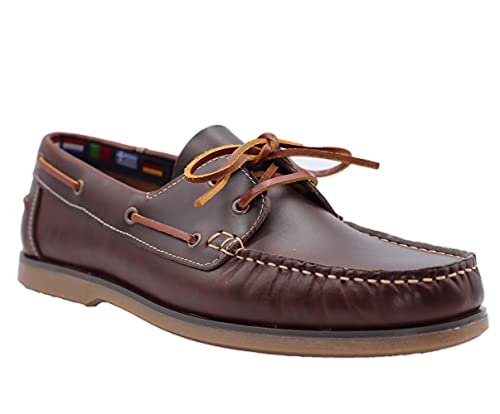 Keelan 1056 Náuticos Pull de Piel Fabricado en España Hombre (Cuero, 40) Cover