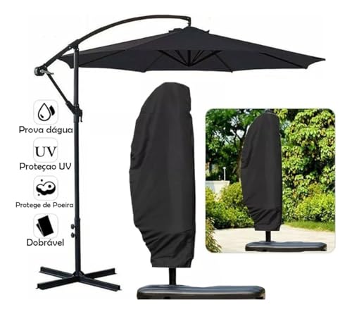 Capa Protetora De Ombrelone Guardasol Lateral Impermeável 3m