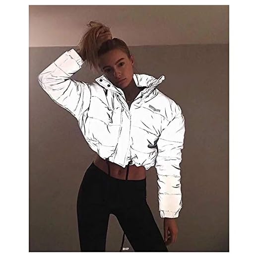 Reflekterande damkläder kvinnor hög synlighet utomhus sport reflekterande jacka för cykling löpning ridning vinter varm polo dunjacka tjock kappa ytterkläder vardaglig hiphop vindjacka natt hög