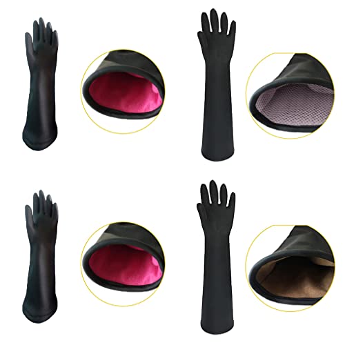 LLINthy Handschuhe Für Hundepflege Haustiermassage Handschuh Eins Größe Fit Alle Arbeiten Für Hunde Pferde Katzen Baden Injektionen Schneiden Von Nägeln Haustier Bade Handschuhe Hunde Katzen