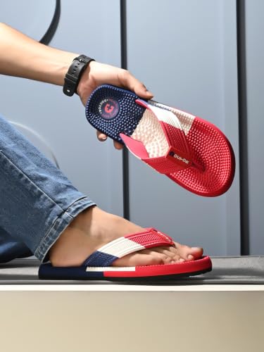 Image of DOCTOR HEALTH SUPER SOFT Men's & Boys Anti-Skid Flip Flops with Acupressure Massage Footbed | Lightweight | Soft | Doctor-Recommended Slipper for Pain Relief | All Day Wear Acupressure Doctor Slipper
