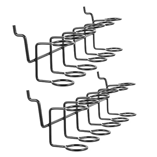 IWOWHERO Pegboard Tool Utility Hooks 2pcs Screwdriver Holders Easy to Install for Home Office Organizati