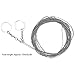 Stainless Steel Survival Fretsaw, Portable 10m Wire Saw for Wilderness Survival