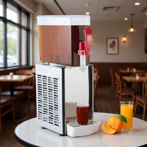 Commercial 10L Juice Dispenser with Adjustable Thermostat