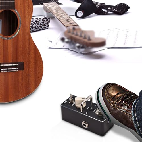Jemora Pédale de boucle pour guitare électrique 24 bits/44,1 kHz Pédale d’effets Looper Indicateur d’état LED couleur Réglage du volume Bouton de sauvegarde d’enregistrement avec barre anti-pas - Les Beatles, Paul McCartney, John Lennon, RIngo Starr, George Harrison Jemora Pédale de boucle pour guitare électrique 24 bits/44,1 kHz Pédale d'effets Looper Indicateur d'état LED couleur Réglage du volume Bouton de sauvegarde d'enregistrement avec barre anti-pas – Image 5