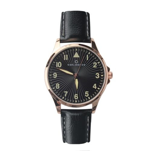 Image of Carlington Aristocrat Series Analog Watches for Men with Premium Leather Strap - CT 1079