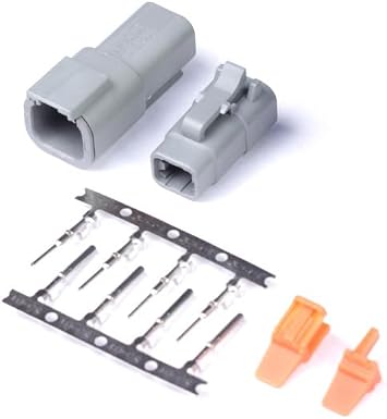 Haltech - Matching Set of Deutsch DTM-4 Connectors 7.5 Amp Plug & Pins HT-031014