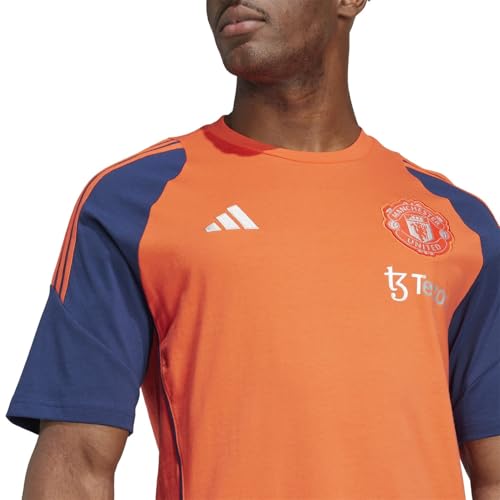 adidas Camiseta para hombre del Manchester United Tiro 24 2024 2025, Rojo brillante, L
