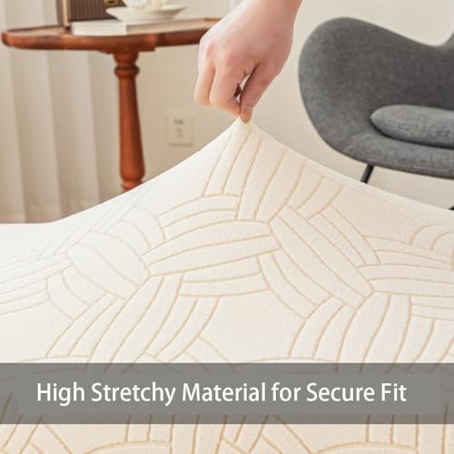 Housse de pouf grise extensible et durable pour décoration salon et bureau
