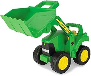 John Deere Big Scoop Tractor Toy with Loader, 15-Inch, Multi